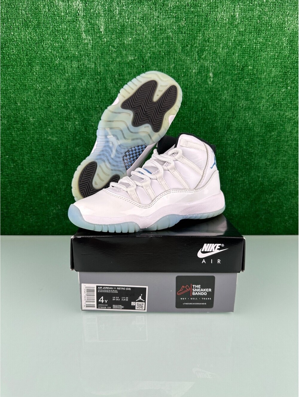Size 4Y - Air Jordan 11 Retro 2024 Legend Blue / Columbia
